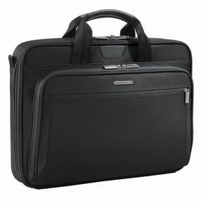 Briggs & Riley @work Single Gusset Accented Slim Business Briefcase