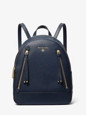 Brooklyn Medium Pebbled Leather Backpack