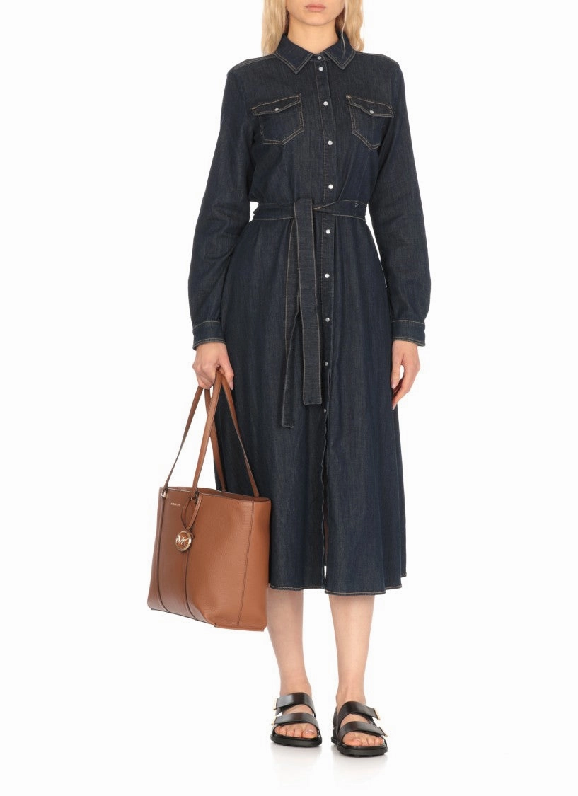 Brown Temple Shopping Bag