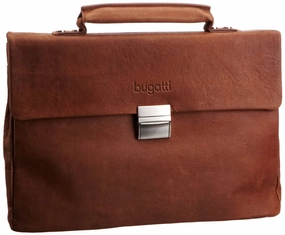 Bugatti Go West Slim Leather Briefcase