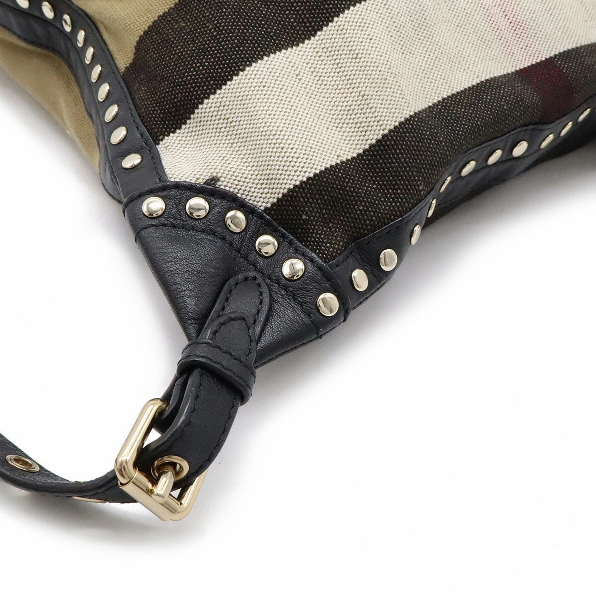 Burberry   Color Canvas Leather Backpack (Pre-Owned)