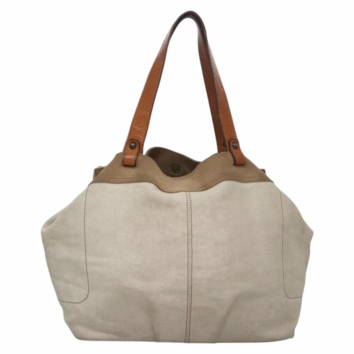 Burberry blue Label Canvas Tote Bag (Pre-Owned)