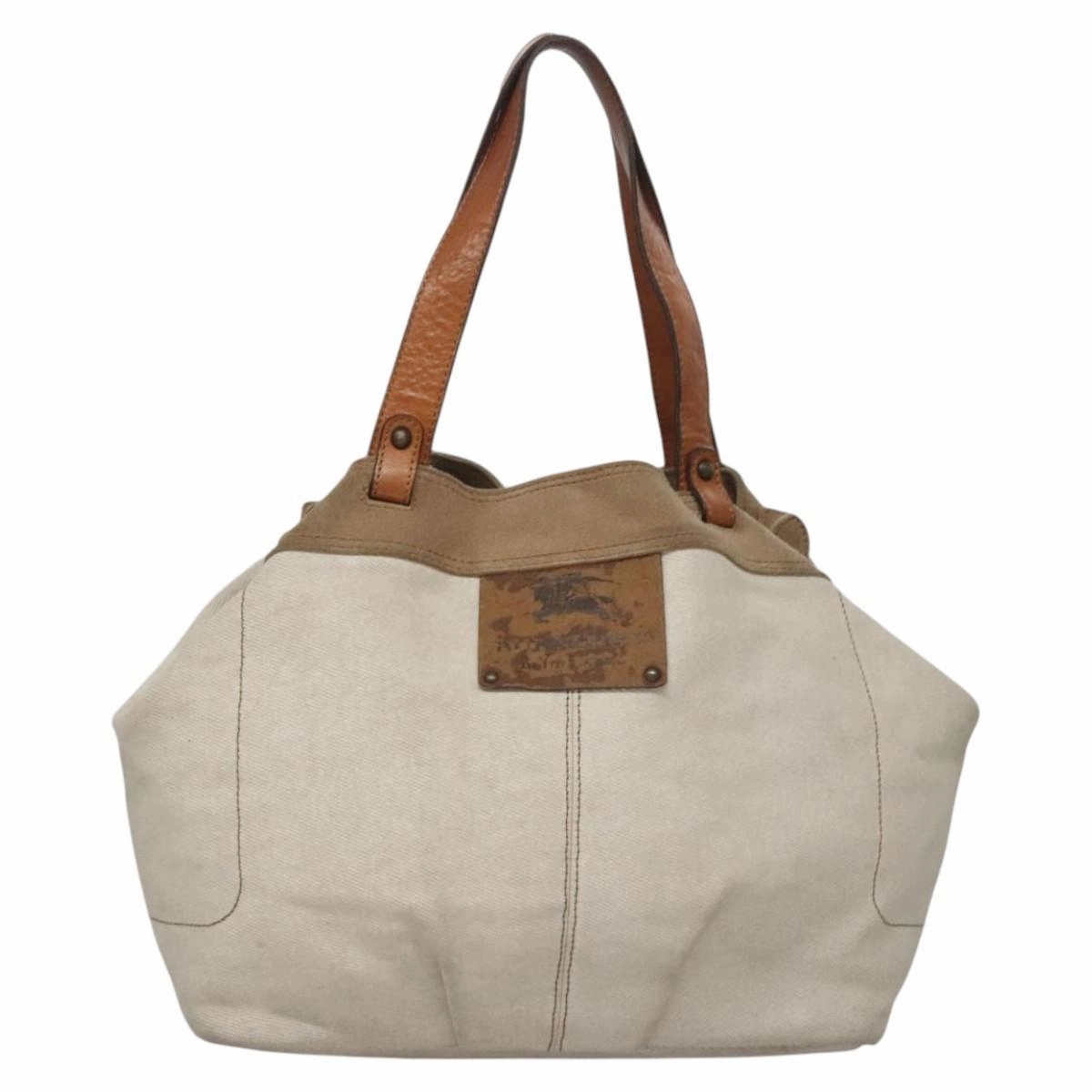 Burberry blue Label Canvas Tote Bag (Pre-Owned)