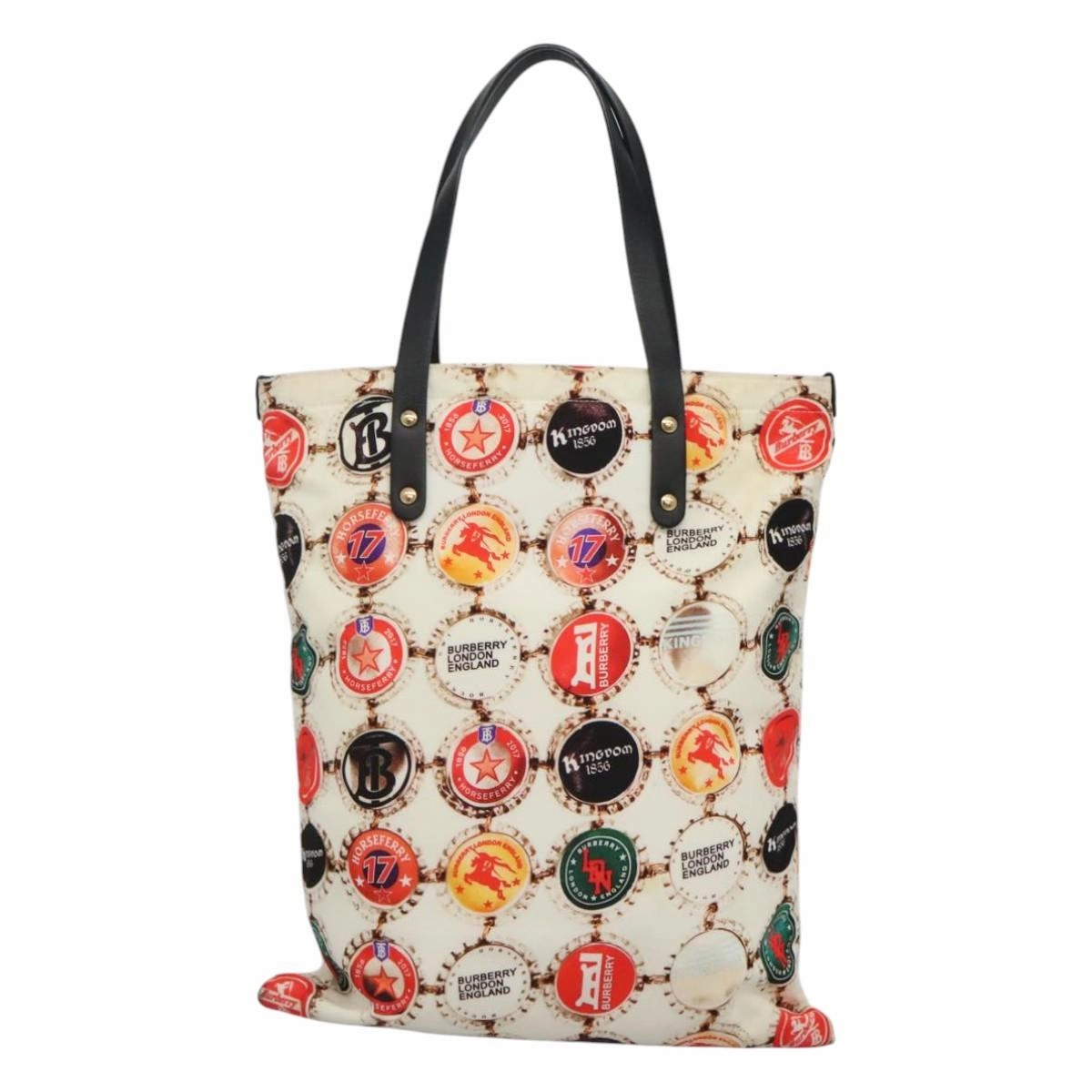 Burberry Bottle Cap Synthetic Tote Bag (Pre-Owned)