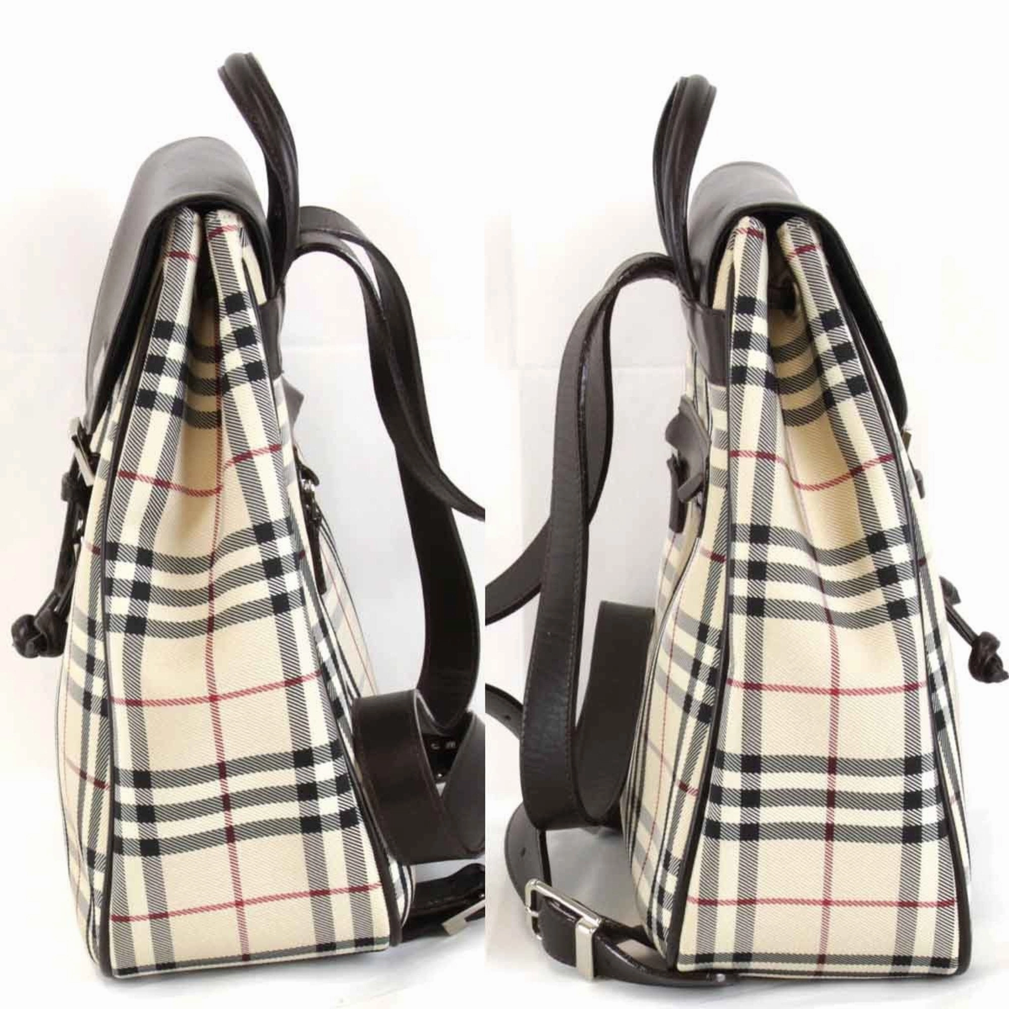 Burberry  Canvas Backpack (Pre-Owned)