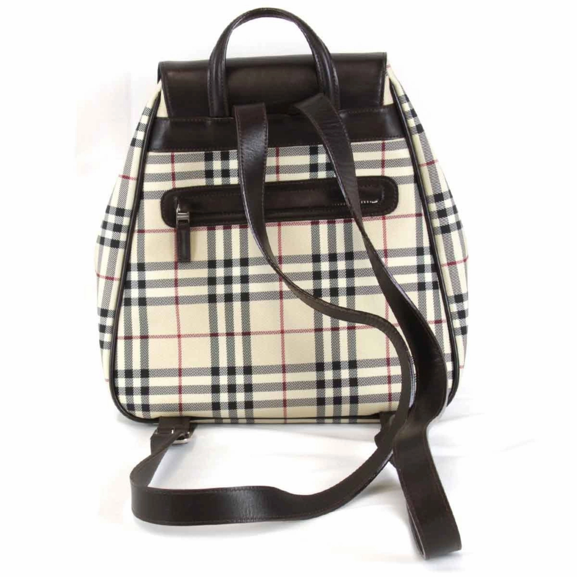 Burberry  Canvas Backpack (Pre-Owned)