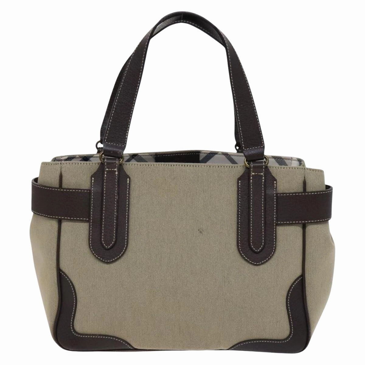 Burberry Canvas Tote Bag (Pre-Owned)