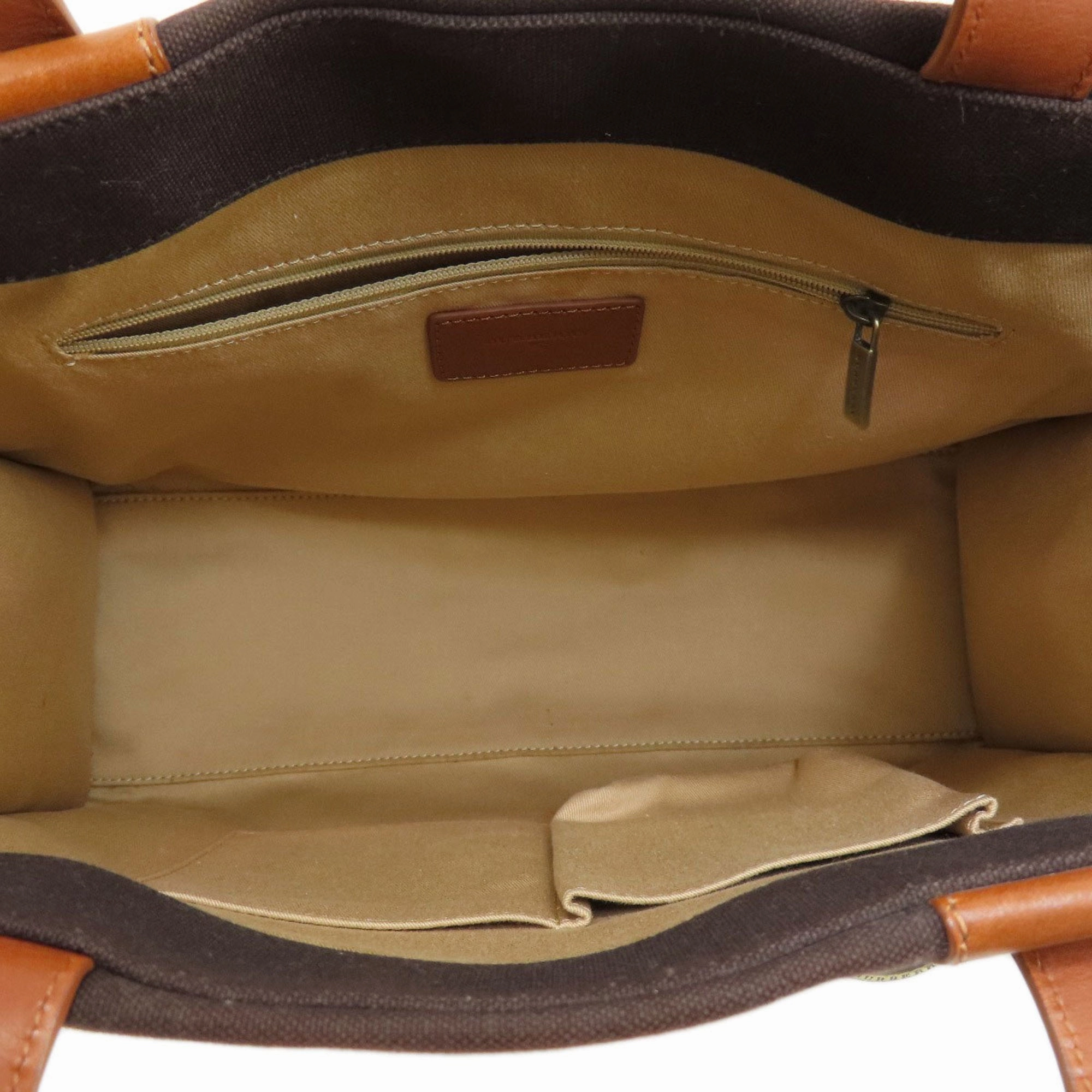 Burberry  Canvas Tote Bag (Pre-Owned)