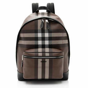Burberry E-Canvas House Check Jett Backpack