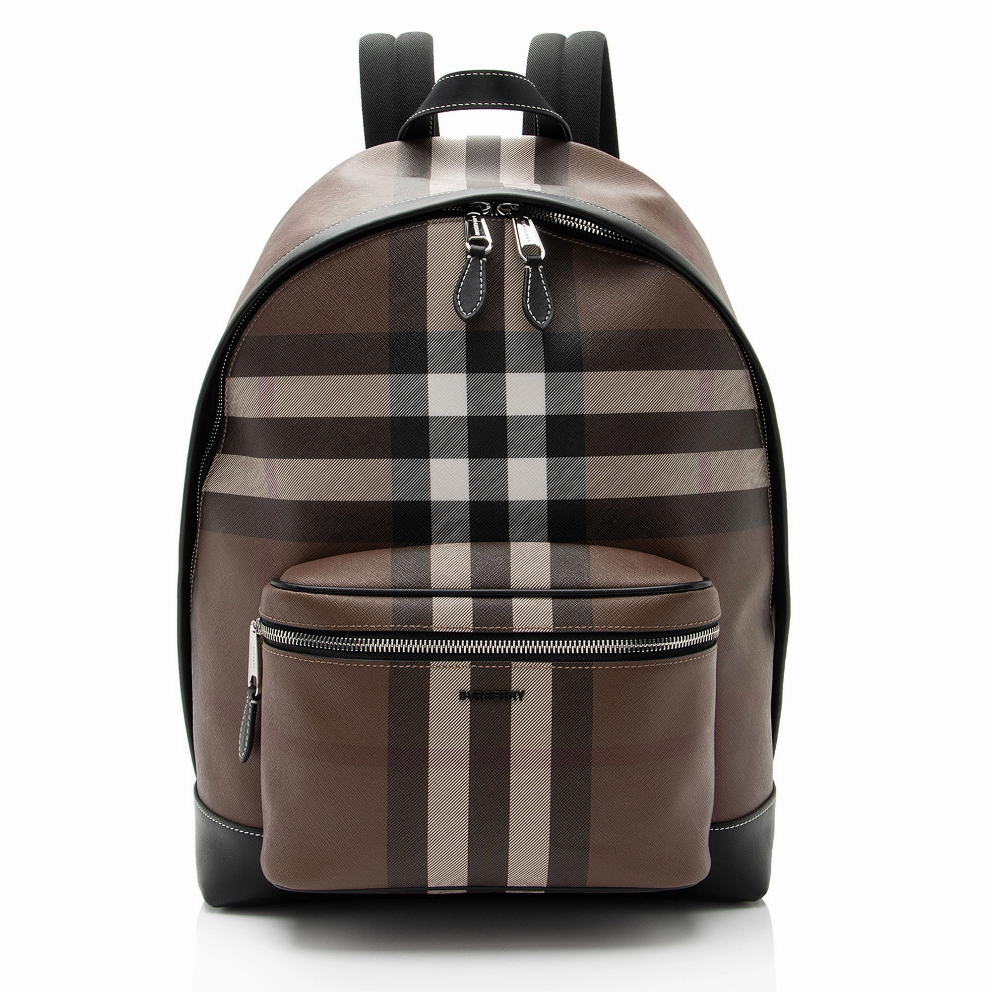 Burberry E-Canvas House Check Jett Backpack