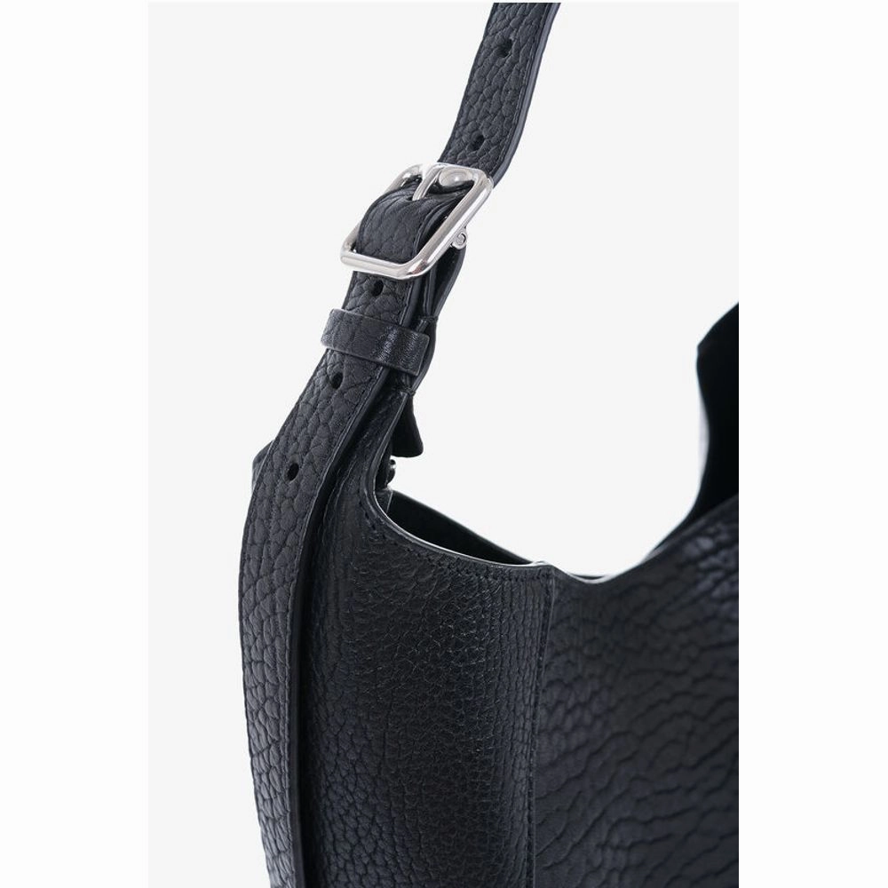 Burberry Grained Leather CHESS Bag with Removable Clutch