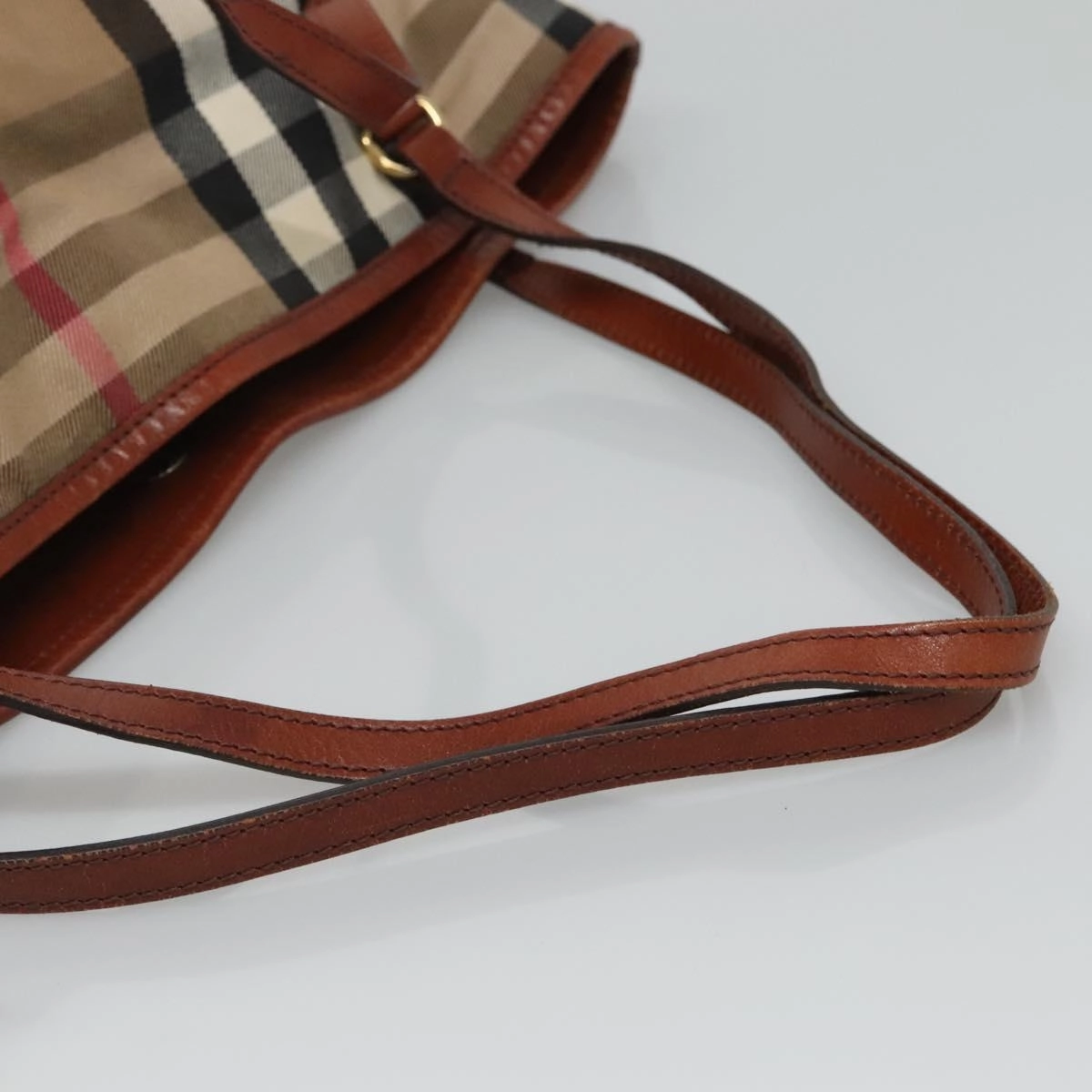 Burberry House Check Canvas Tote Bag (Pre-Owned)