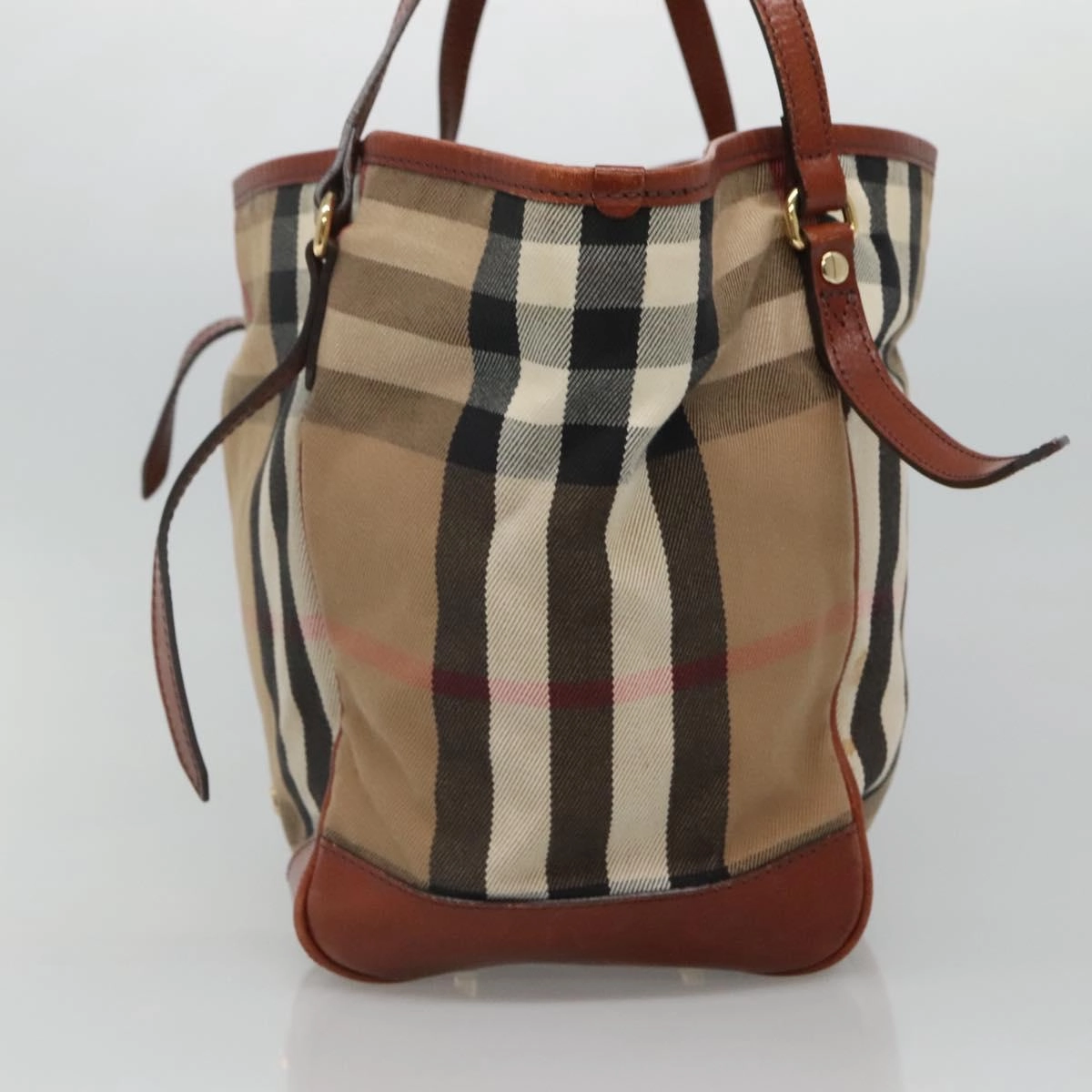 Burberry House Check Canvas Tote Bag (Pre-Owned)