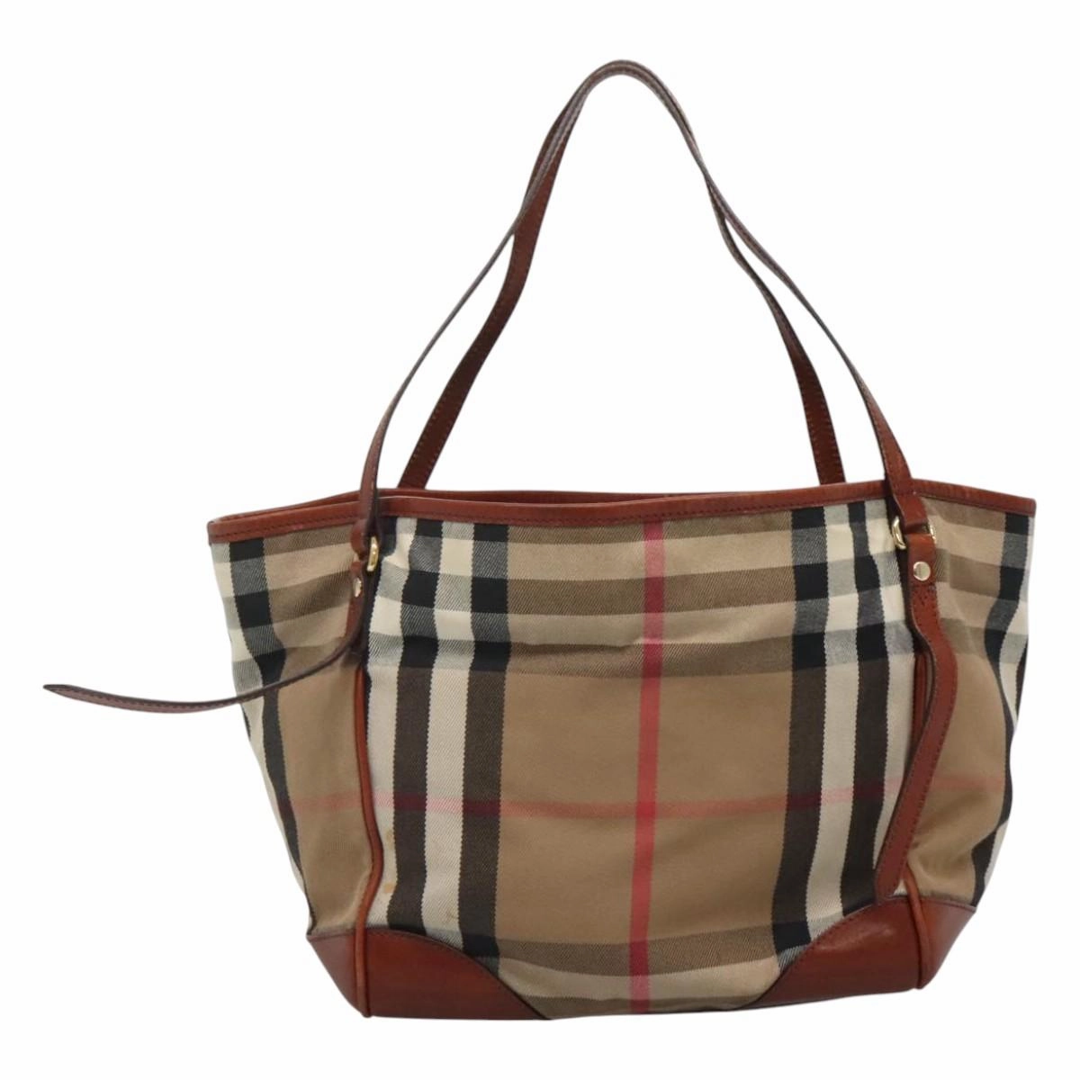Burberry House Check Canvas Tote Bag (Pre-Owned)