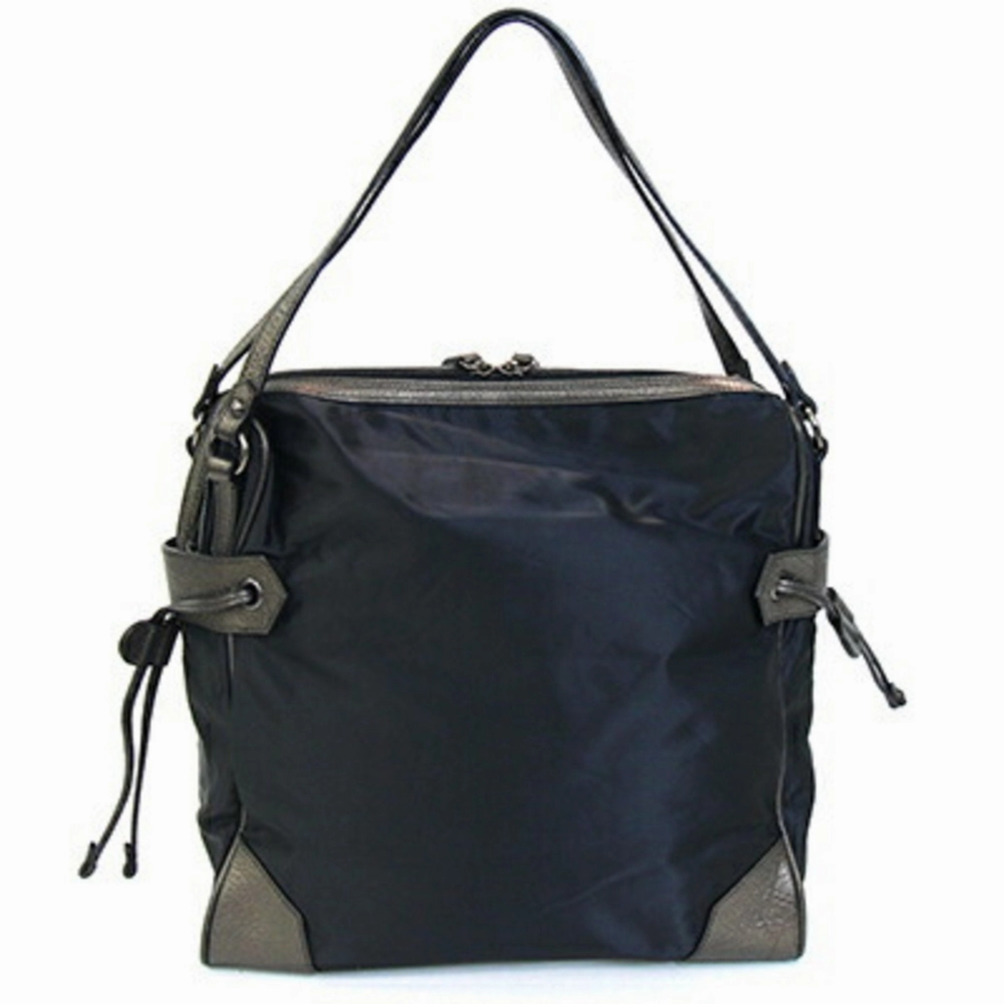 Burberry  Metallic Nylon Leather Tote Bag (Pre-Owned)