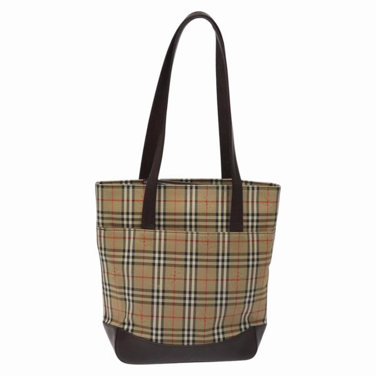 Burberry Nova Check Canvas Tote Bag (Pre-Owned)
