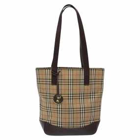 Burberry Nova Check Canvas Tote Bag (Pre-Owned)