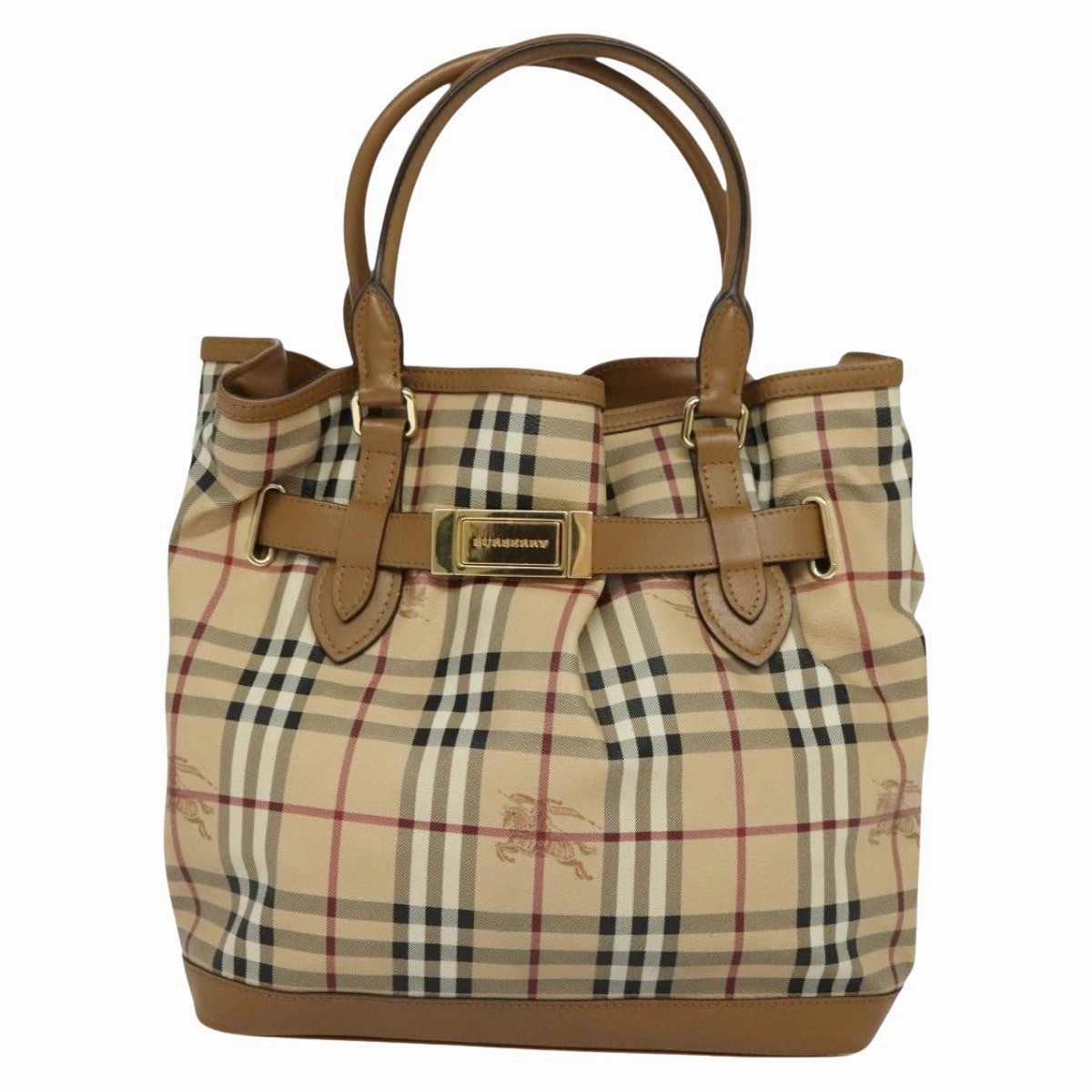 Burberry Nova Check Canvas Tote Bag (Pre-Owned)