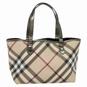Burberry Nova Check Canvas Tote Bag (Pre-Owned)