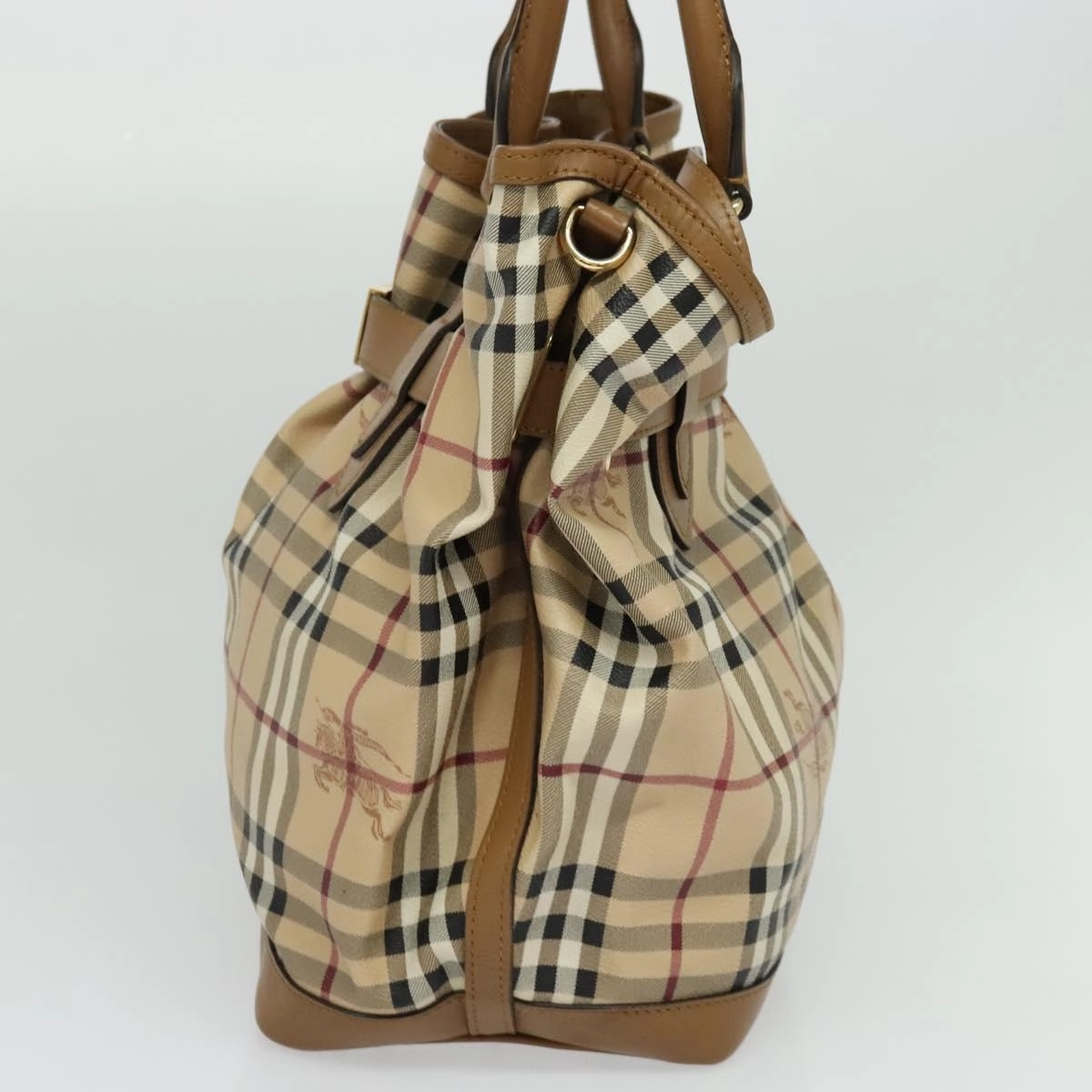 Burberry Nova Check Canvas Tote Bag (Pre-Owned)
