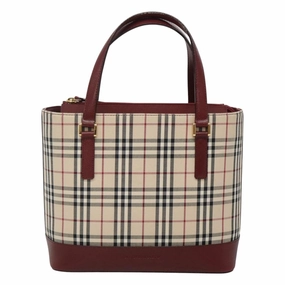 Burberry Nova Check Canvas Tote Bag (Pre-Owned)