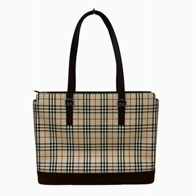 Burberry Nova Check Canvas Tote Bag (Pre-Owned)