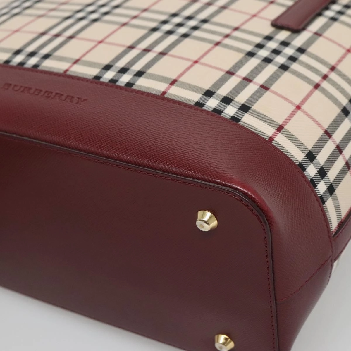 Burberry Nova Check Canvas Tote Bag (Pre-Owned)