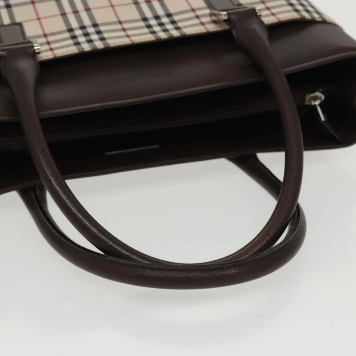 Burberry Nova Check  Synthetic Tote Bag (Pre-Owned)