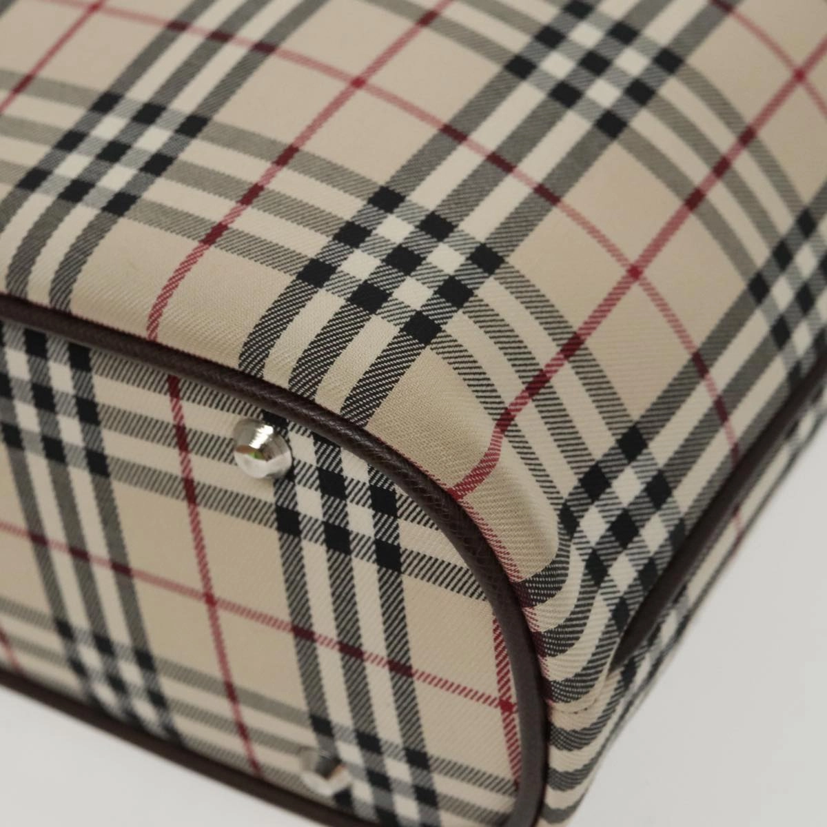 Burberry Nova Check  Synthetic Tote Bag (Pre-Owned)
