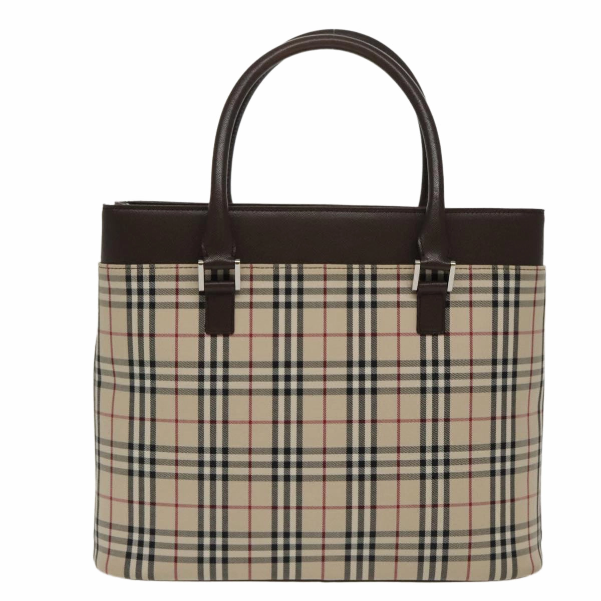 Burberry Nova Check  Synthetic Tote Bag (Pre-Owned)