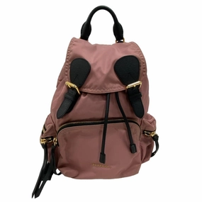 Burberry  Nylon Leather Backpack (Pre-Owned)