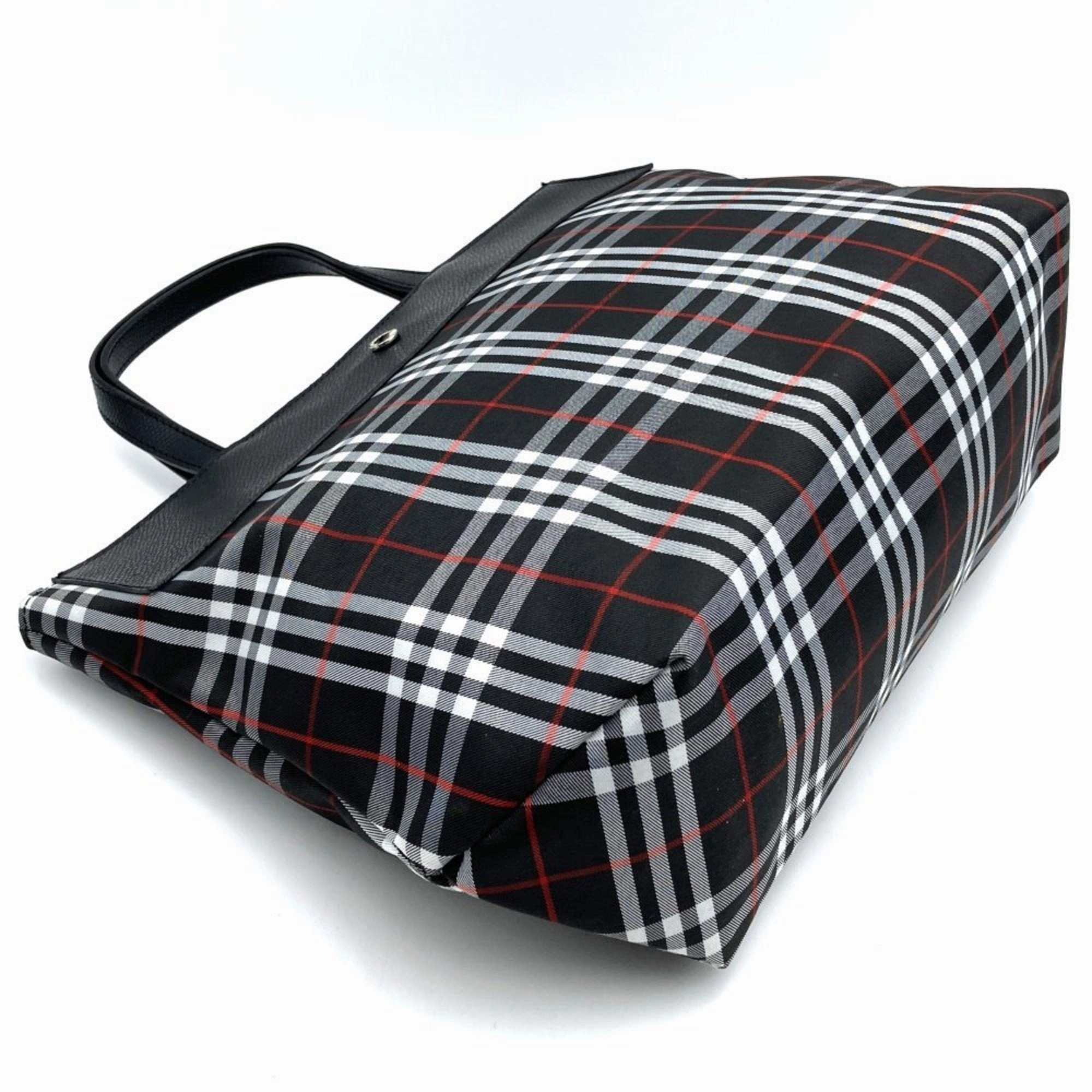 Burberry  Nylon Leather Tote Bag (Pre-Owned)