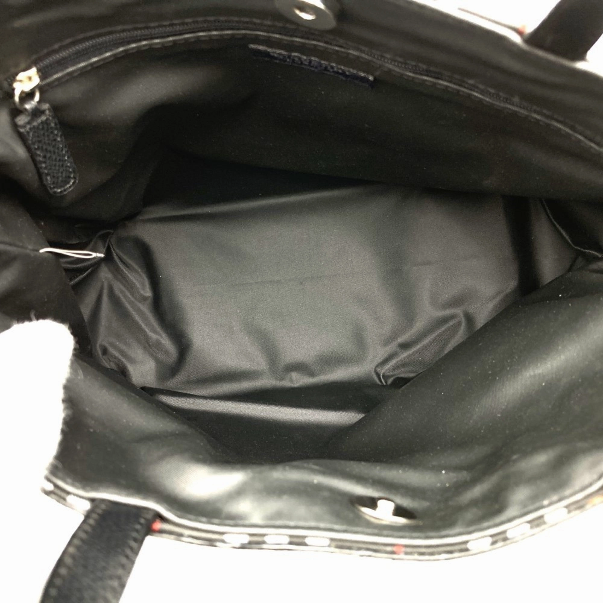 Burberry  Nylon Leather Tote Bag (Pre-Owned)
