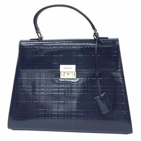Burberry Patent Leather Handbag Tote Bag (Pre-Owned)