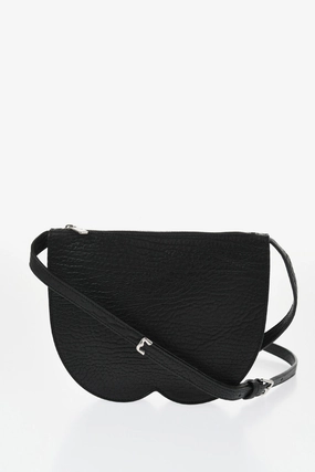 Burberry Textured Leather Mini Chess Shoulder Bag