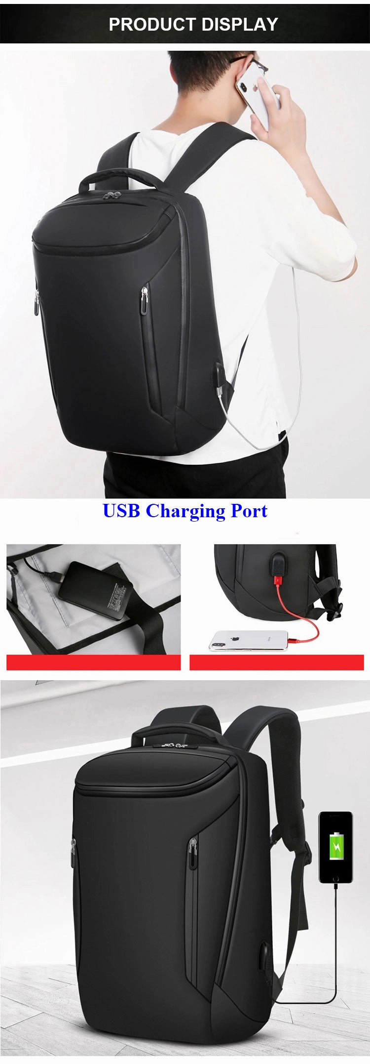 Business Laptop Backpack Durable Usb Laptop Backpack