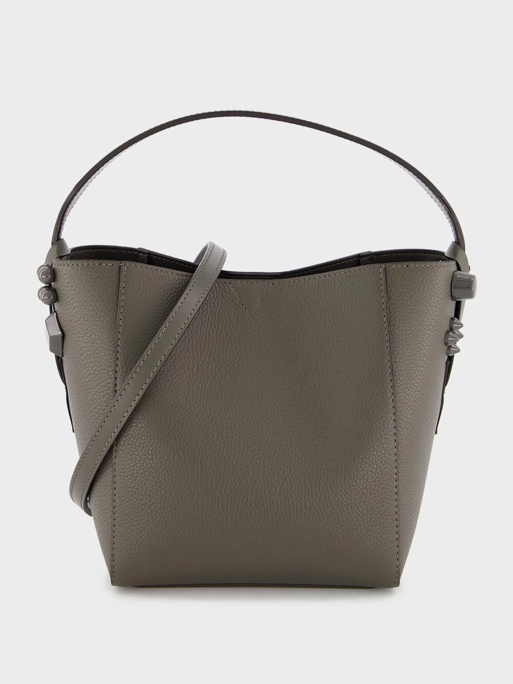 Cabachic Mini Leather Bucket bag
