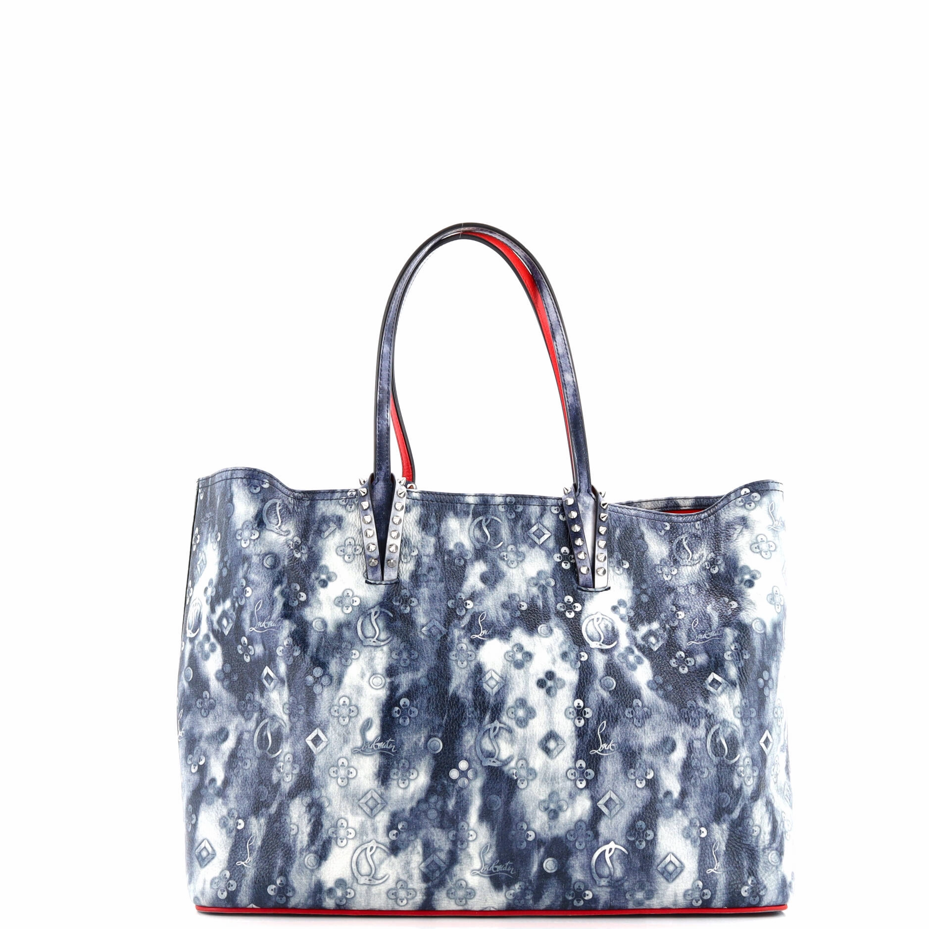 Cabata East West Tote Printed Leather Large