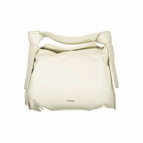 Calvin Klein Beige Polyester Women Handbag
