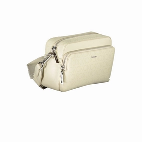 Calvin Klein Beige Polyester Women's Handbag