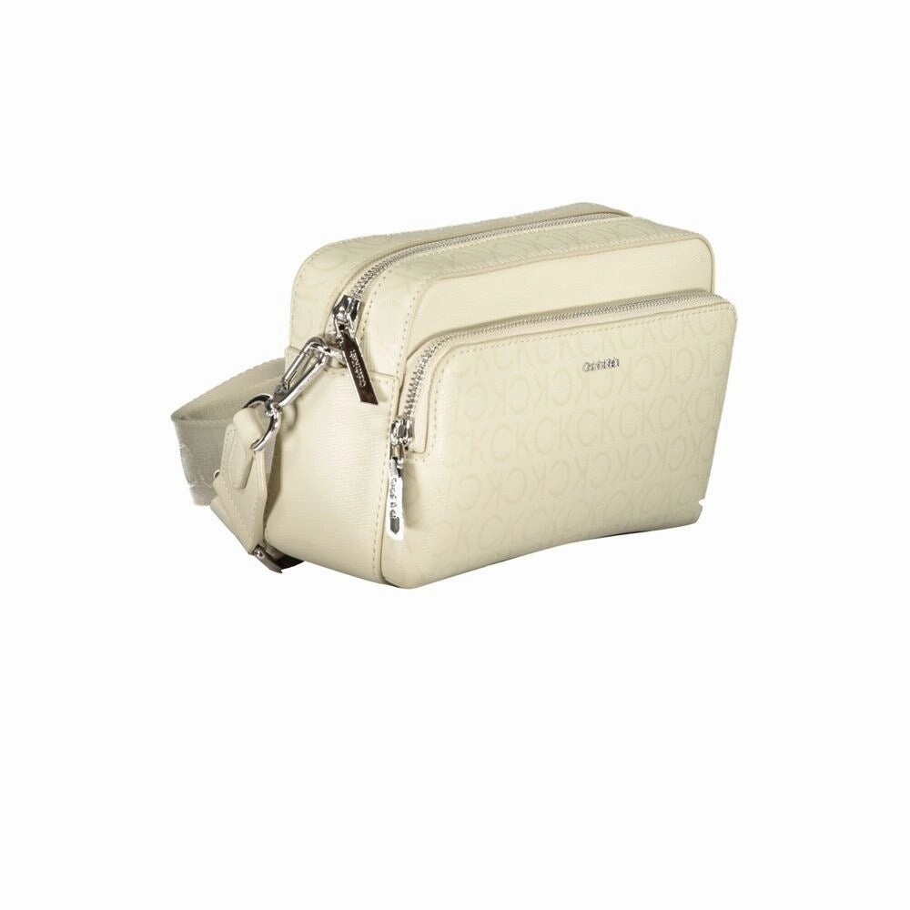 Calvin Klein Beige Polyester Women's Handbag
