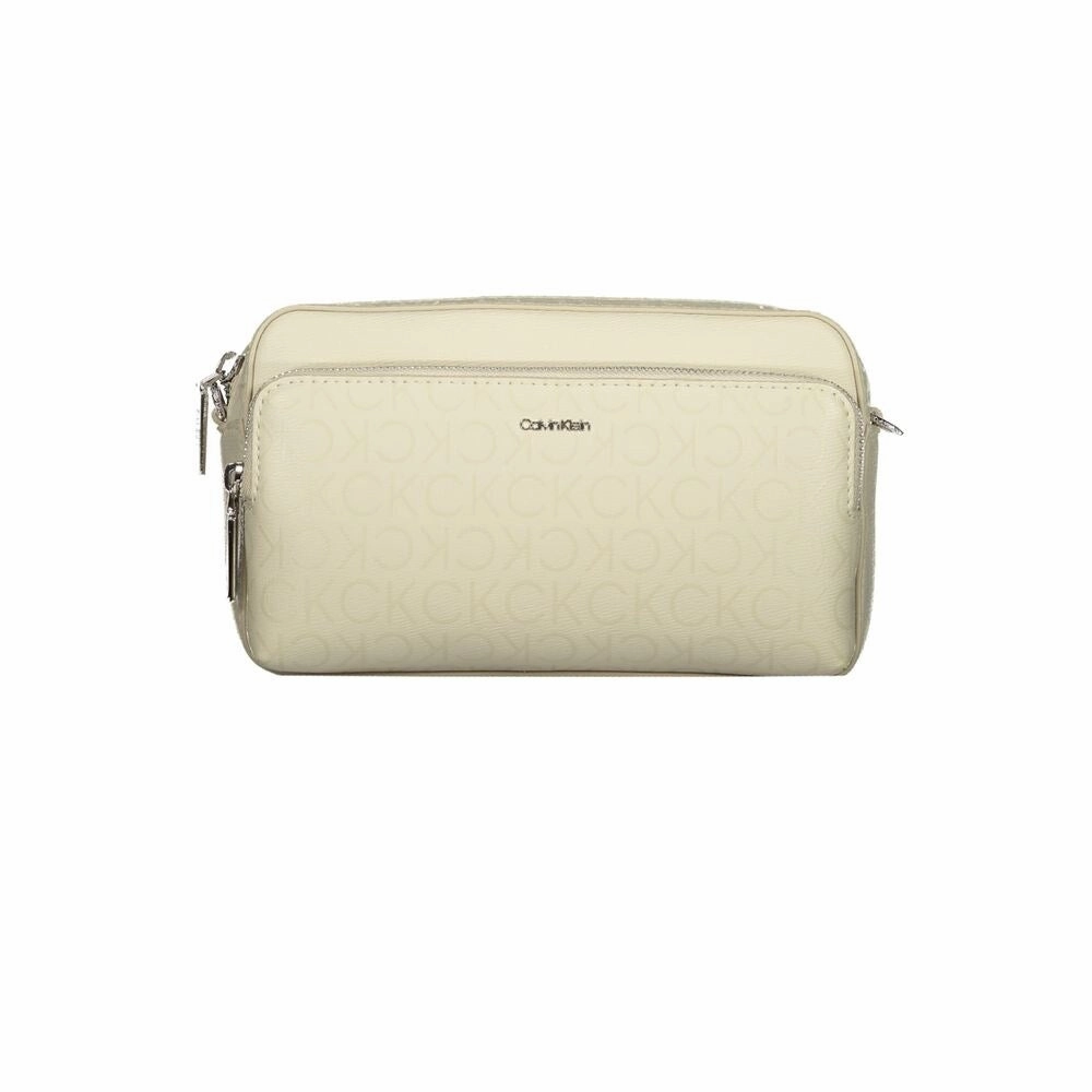 Calvin Klein Beige Polyester Women's Handbag
