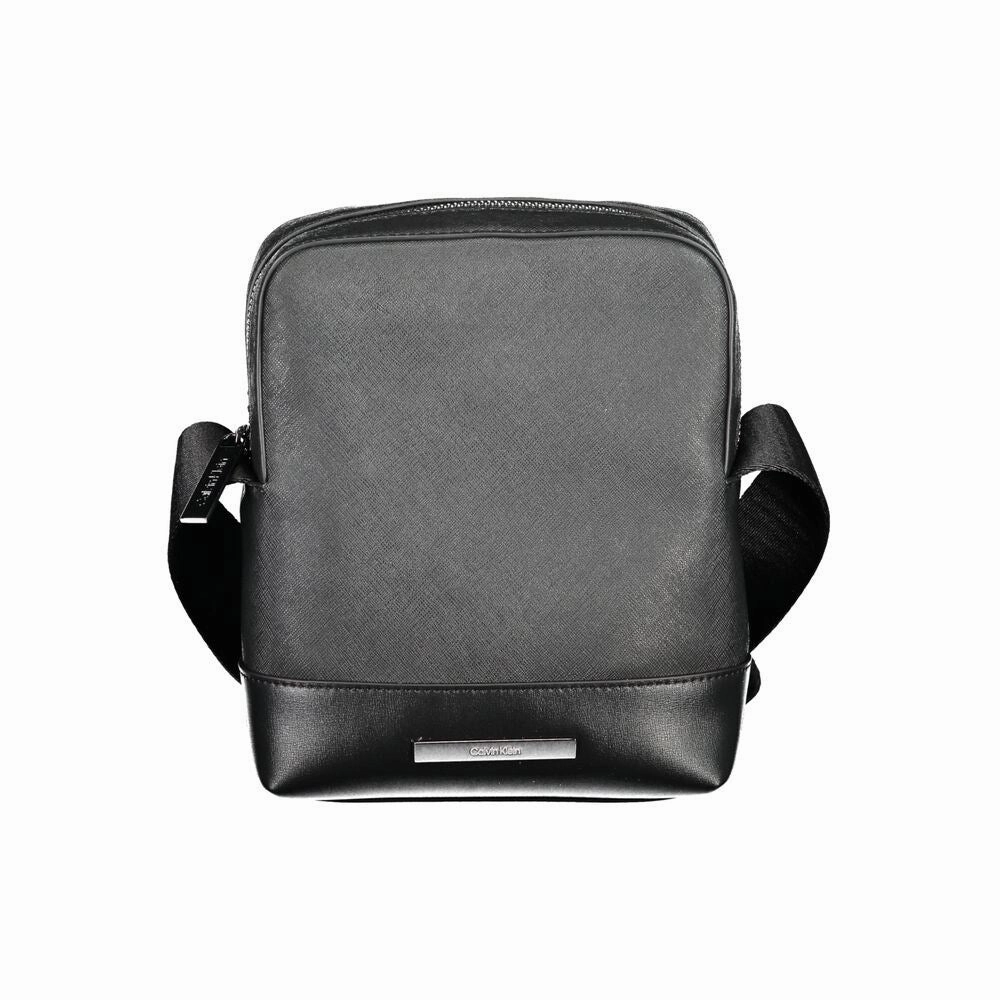 Calvin Klein Black Polyester Shoulder Men's Bag