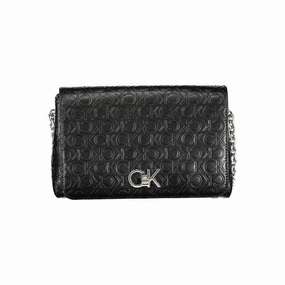 Calvin Klein Black Polyester Women's Handbag