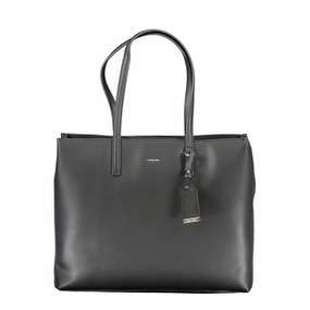 Calvin Klein Black Polyester Women's Handbag