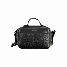 Calvin Klein Black Polyester Women's Handbag