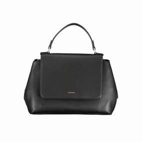 Calvin Klein Black Polyester Women's Handbag