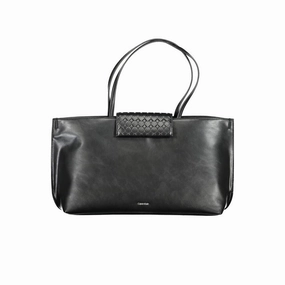 Calvin Klein Black Polyester Women's Handbag