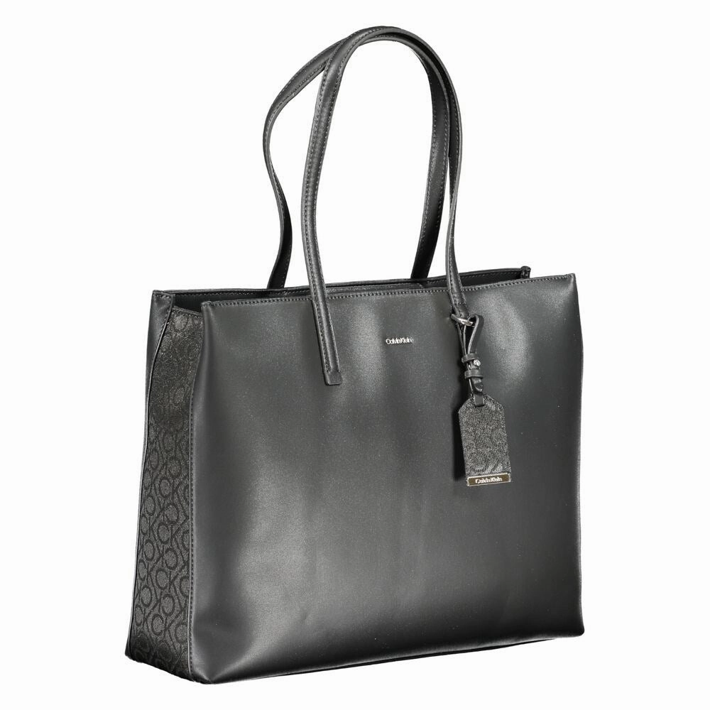 Calvin Klein Black Polyester Women's Handbag
