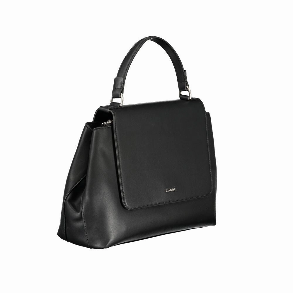 Calvin Klein Black Polyester Women's Handbag